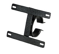 Tubular Bumper License Plate Bracket [Black]