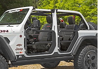 Rear Tube Doors for 2018-2020 Jeep Wrangler JL Unlimited 4-Door
