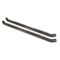 Black 3 In. Tubular Side Steps for 2018 Jeep Wrangler JL Unlimited 4-Door