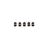 Aluminum Valve Stem Caps - Black Finish
