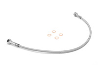 Front Braided Brake Hose Kit for 1976-1981 Jeep CJ5/CJ7/CJ8