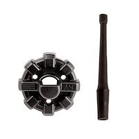 Elite Antenna Base with 6 In. Reflex Antenna for 2007-2018 Jeep Wrangler JK & JL