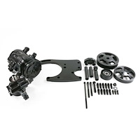 84053BK-KT Ford 5.0L Coyote Black Hydraulic Power Steering Kit