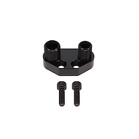 HC5100BK A/C Compressor Manifold, Sanden SD-7 Style, Black Straight