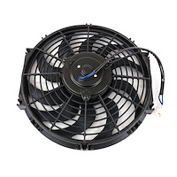 HC6103 Universal Radiator Fan, S-Blade, 12" Black