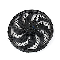 HC7105 Pro Series Universal Radiator Fan, S-Blade, 16" Black