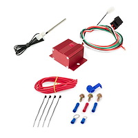HC7111R Electric Fan Controller, Adjustable 150-Degrees F, 240-Degrees F w/ Probe, Red