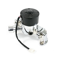 HC8010C Electric Water Pump, Aluminum, Chrome, Chevrolet Small Block