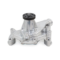 HC8012P Mechanical Water Pump, Aluminum, Polished, Chevrolet Small Block Long Neck