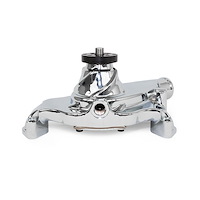 HC8023C Mechanical Water Pump, Aluminum, Chrome, BBC "Mark IV" Short Neck, Reverse