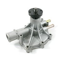 HC8054 Mechanical Water Pump, Aluminum, Satin, Ford Small Block, Reverse