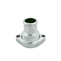 HC8938C Aluminum Straight Water Neck, GM LS, Chrome