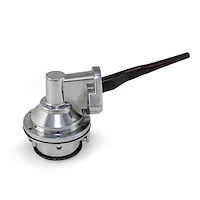 JM1010C Mechanical Fuel Pump, Two Valve 80 GPH 8 PSI, Ford Big Block (429-460), Chrome