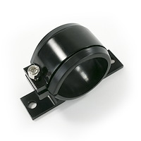 JM1027BK Fuel Filter Bracket, Aluminum 50mm ID, Black