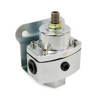JM1057CA Fuel Pressure Regulator, 5-12, Clear Anodized