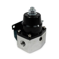 JM1059BK Fuel Pressure Regulator, 40-75 PSI EFI Bypass, Black