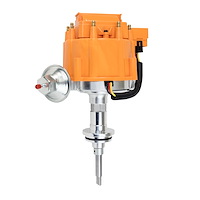 JM6513OR HEI Distributor, Chrysler Small Block "LA" V8 (273, 318, 340, 360), Orange