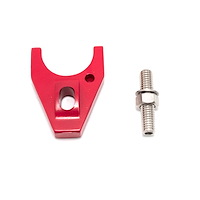 JM6926R Distributor Hold Down Clamp, Chevrolet V8, Red