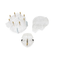 JM6950CL HEI Distributor Super Cap and Rotor Kit, 8 Cylinder Male, Clear