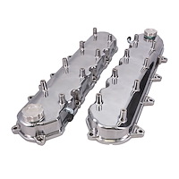 JM8083-1P LT Valve Covers, Cast Aluminum, w Coil Mounts, Polished