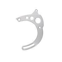 JM9114C Alternator 1G Bracket, Aluminum BBF Mid-Mount, Chrome