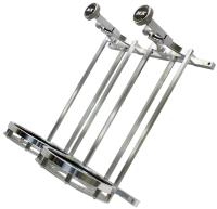 Dual Billet Aluminum Bottle Bracket Fits (2) 15 lb. Bottles [Stand-Up Mount]