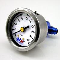 Fuel Pressure Gauge (0-100 PSI with Manifold)