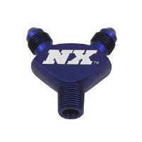 Pure-Flo "Y" Fitting -3AN x -3AN x 1/8NPT