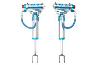 25001-302A-EXT2 Front 2.5 in. Remote Reservoir Shocks w/ Adjuster Select Chevy Silverado 2500/3500 HD