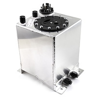 Polished Aluminum Fuel Cell with Sender Capacity: 2.5 Gallons