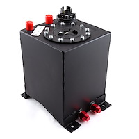 Black Aluminum Fuel Cell with Sender Capacity: 2.5 Gallons