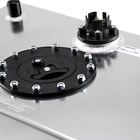 Polished Aluminum Fuel Cell with Sender Capacity: 15 Gallons