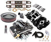 Intake Manifold & Carburetor Kit - Small Block Chevy