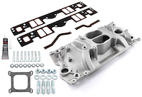 LowRise Intake Manifold Kit 1996-Up Small Block Chevy 350 Vortec