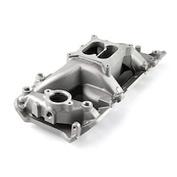 1-147-019 MidRise Air Intake Manifold for Big Block Chevy 454 Oval Port [Satin]