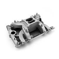 MidRise Air Intake Manifold Oldsmobile 400/425/455 ci - Satin Finish