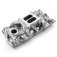 LowRise-Plus Intake Manifold 1957-1995 Small Block Chevy 350 - Machine Polished