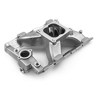 1-147-092 Pontiac 326 350 389 400 421 428 455 HiRise Intake Manifold Machine Polished