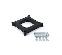 PCE120.1005 1 in. Phenolic / Bakelite Carburetor Spacer, Open Center Port [Black]