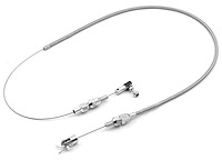 Braided Stainless Steel Throttle Cable [24 in. Length]