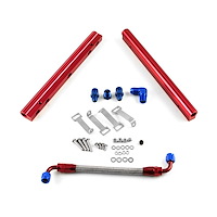 PCE137.1004 Chevy BBC 454 Billet Aluminum Fuel Injector Rail Kit