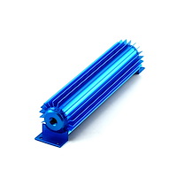 Single Pass Transmission Oil Cooler With 3/8" Hose Barb Fittings Overall: 3" H x 3.25" T x 12" W