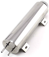 3 x 11 in. Stainless Steel Overflow Tank With Mounting Bracket Kit - Polished Finish