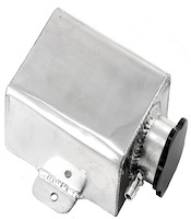 Universal Aluminum Coolant Overflow Tank [Polished Finish]
