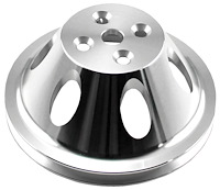 Water Pump Pulley Big Block Chevy 454, Fits Short Water Pump, 1-Groove V-Belt