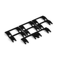 PCE251.1025 Chevy GM LS3 L92 Guide Plates 3/8 in. Pushrod 1 Piece Set of 8