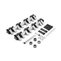 PCE261.1058.02 Ford FE 390 427 428 1.76 Ratio Aluminum Shaft Mount Rocker Arms (With Hardware)