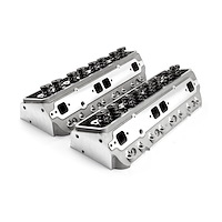 Cast Aluminum Cylinder Head Small Block Chevy 350 w/Solid Flat Tappet Cam