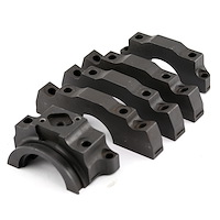PCE289.1018 Steel Main Caps Small Block Chevy 350, 4-Bolt Splayed