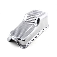 Aluminum Oil Pan 1965-1987 Small Block Ford 289/302W, Front Sump [Polished]